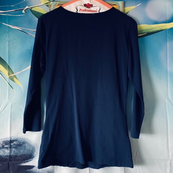 Boston Proper Ruched Lace-up Top - Picture 6 of 7